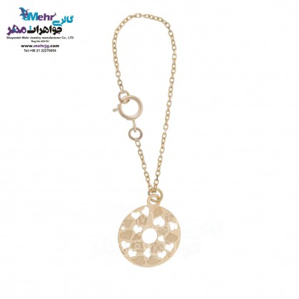 Gold Watch Pendant - Heart Design-MW0268